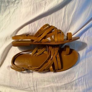Franco Sarto Women’s Strapped Leather Sandals - 8.5